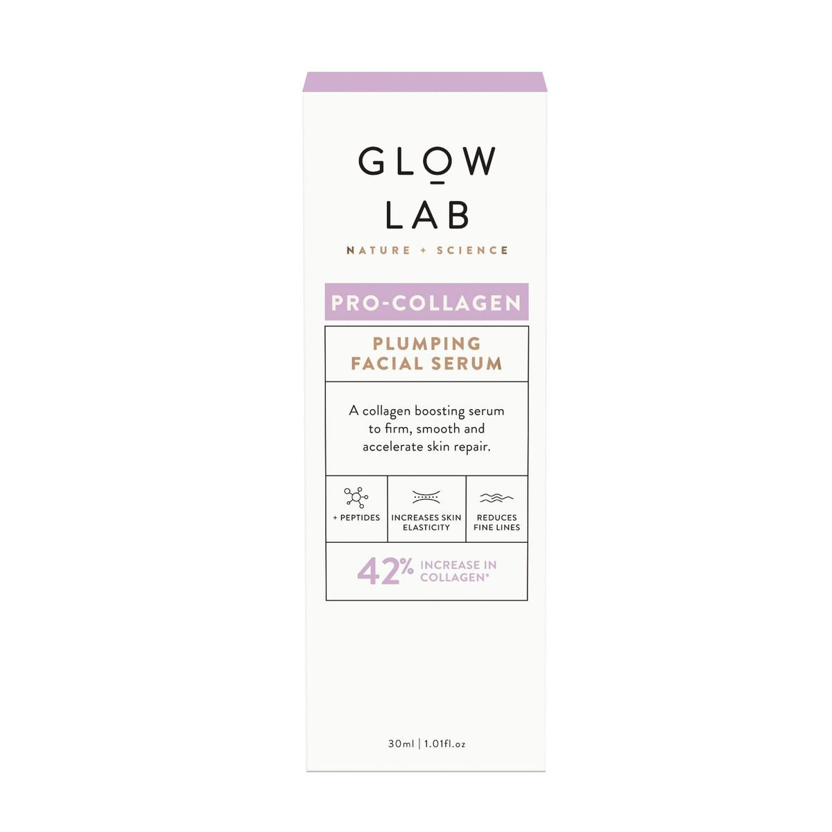 紐西蘭Glow Lab膠原蛋白澎澎精華液